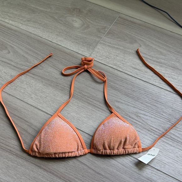 Aerie Orange Bikini Top - Picture 1 of 3